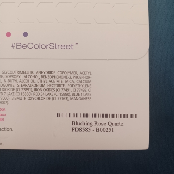 Color Street Nail Polish Strips - Blushing Rose Quartz - Picture 2 of 2